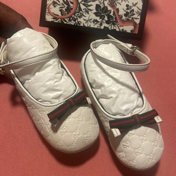 Authentic Gucci Ballerina Flats size 19 - Picture 1 of 9